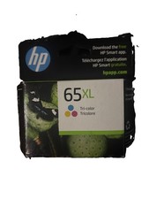 Genuine HP 65XL (N9K03AN) Tri Color Ink Cartridge New HP 65 XL Exp. 2026 picture