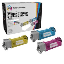 Dell color Laser 2150cdn 2150cn 2155cdn 2155cn 5pk, 2x Magenta 2x Yellow 1x Cyan picture