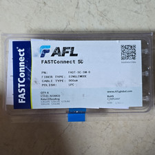 AFL FASTConnect SC-SC Single-Mode Fiber Connector FAST-SC-SM-6 Qty 6 picture