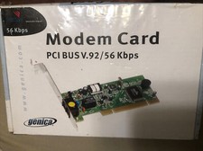 Genica 56K V.92  PCI DATA/FAX MODEM CARD A-1801 NEW IN BOX picture