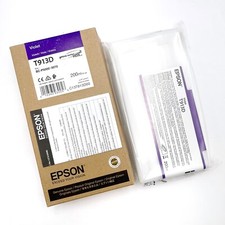 Epson T913D UltraChrome HDX Violet Ink Cartridge 200 mL NEW best by 2021 picture