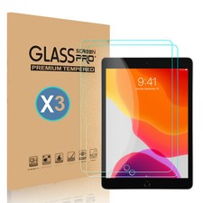 3-Pack Tempered Glass Screen Protector Cover For i Pad 10.2 inch 2019 7th Gen HD picture