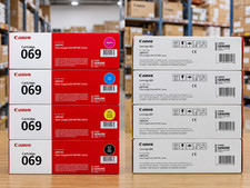 NEW Genuine Canon 069 CMYK Toner Set 4 Pack Color Laser OEM Sealed  picture