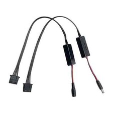 DC 12V to Molex 4Pin Power Supply Cable Hard Drive Power Cord 18AWG 45cm picture