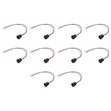10pcs Type-C to Bare Wire Cable, Round USB-C Female Socket to Pigtail 6
