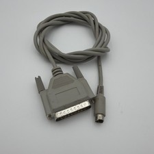 Apple Serial Cable Mini DIN-8 to DB25 Printer Modem Cable Vintage Macintosh picture