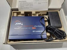 Linksys NR041 Network Everywhere Cable/DSL 4-Port Router Blue W/ Power Adapter picture