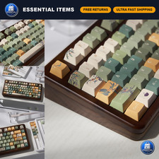 152 Keys Green PBT Dye Sub Cherry Profile Keycap Set for Mechanical Keyboards picture