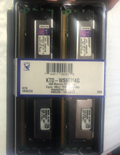 4GB Kingston Fully Buffered (2X2GB) KTD-WS667/4G) PC2-5300F 2Rx8 Server RAM picture