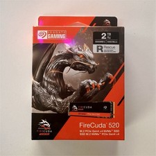 Sealed in Box. Seagate FireCuda 520 2TB M.2 PCIe Gen4 NVMe Internal SSD  picture