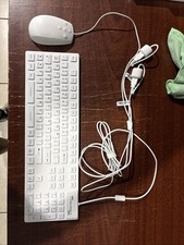 Waterproof Keyboard + Mouse Cybernet Cyb-IKB-105 cyb-om-b02 White Silicone picture