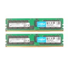Crucial 64GB (2X32GB) DDR4 2666MHz ECC Registered RDIMM Memory Ram CT32G4RFD4266 picture