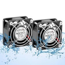 Small 60mm x 25mm DC 12V Brushless IP67 Waterproof High Speed Electric Cooling picture