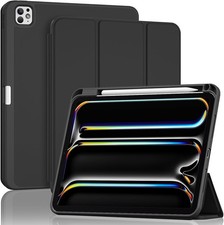 Case for iPad Pro 11 Inch 2025/2024 with Pencil Holder, Trifold Stand Smart Foli picture