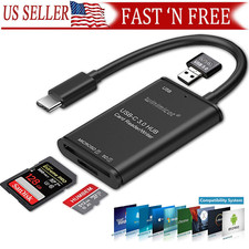 USB C to SD Card Reader Writer OTG Adapter Micro Memory Card Reader Card Reader picture