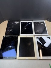 Lot of 6 Apple iPads A1475-1-A1954-1-A1566-2-A1397-1-A1395-1 - BROKEN for PARTS picture