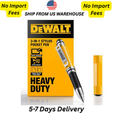 DEWALT Heavy Duty 3-In-1 Mini Stylus Pocket Pen, Tablet Pens for Ipad, EDC Touch picture