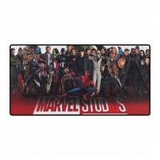 Marvel Studios Cast And Crew Cinematic Universe Ensemble Red Logo Mouse Pad Desk picture