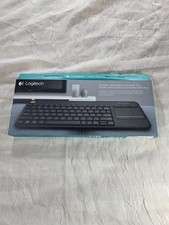 K400 Plus Wireless QWERTY Keyboard with Touchpad for Effortless Media Control picture