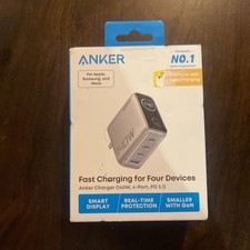 Anker - Laptop Charger (140W, 4-Port, PD 3.1) - Silver picture