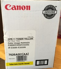 Canon GPR-11 Yellow Toner Cartridge 7626A001 Genuine New Unopened Box picture
