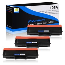 3 PACK W1105A 105A Toner Cartridge for HP 105A LaserJet 107a 107r 107w Printer picture