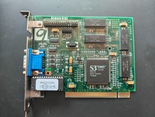 1996 Vintage Card Number Nine 9FX Motion 331 S3 Trio64V+ 86C765 2 MB RAM Tested picture