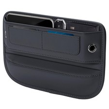 Universal Fit Premium Leather Car Seat Gap Filler Organizer, Center Console O... picture