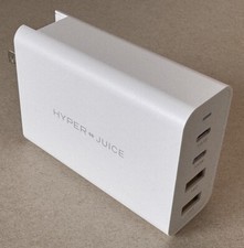 HyperJuice Power Adapter GaN Charger 100W USB-C & A 4 Ports Foldable HJ-GAN100 picture