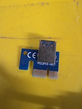 Bitcoin Mining PCE2PCE-NO7 PCI Express Riser Card USB 3.0 Awm picture