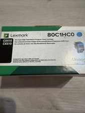 New Genuine Lexmark 80C1HC0 801HC Cyan High Yield Toner New CX410 CX510 OEM picture