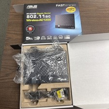 ASUS RT-AC56R Dual-Band WIRELESS-AC1200 Gigabit WiFi Router. picture