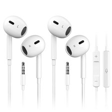 Antool Wired Earbuds,【Ultra Clear Calls & no Noise】 Headphones Earbuds White picture