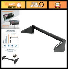 Foldable Vertical Wall Mount Rack & Patch Panel Bracket for 19