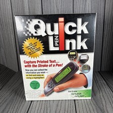 WizCom Quick Link Pen Handheld Scanner Super Pen 1999 Version New Old Stock picture
