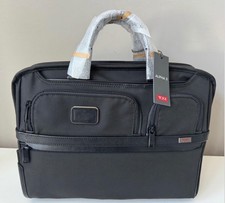 TUMI Alpha 3 Compact Large Screen Laptop Brief 117302-1041 Black picture