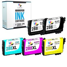 5-Pack CMYi Replacement 288XL Ink 5 for Epson Expression XP-257 XP-330  picture