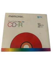Memorex new sealed deadstock set of cool colors CD-R 2009 52 x 700 MB picture