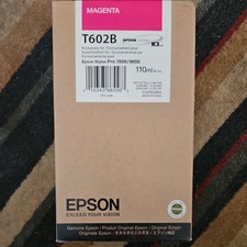 2016 GENUINE EPSON T602B MAGENTA INK STYLUS PRO 7800 9800 FACTORY SEALED picture