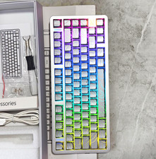 XVX L75 Air Low Profile Mechanical Keyboard English QWERTY - Silver picture