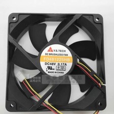 Y.S.TECH FD481225HB 12025 DC48V 0.17A 12CM 3-Pin Server Cooling Fan picture