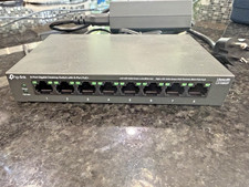 TP-Link LS108GP 8-Port Gigabit PoE+ Ethernet Switch w/ OEM Power Supply picture