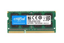 Crucial 8GB 1Rx8 PC3-12800 DDR3L-1600 Laptop Memory P/N: CT102464BF160B.C16FND picture