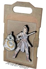Disney Parks Star Wars BB-8 and Rey Duo Combo (2) Pin Set picture