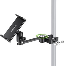 elitehood 8.5in Long Arm iPad Holder for Mic Stand, 360° Adjustable Aluminum ... picture