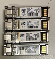 (Lot of 4)GENUINE Cisco 10G Transceiver Class 1 SFP-10G-SR-S 10-3105-01 picture