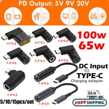 100W/65W Laptop wall Charger Converter USB Type C Power Charging Cable Adapter picture