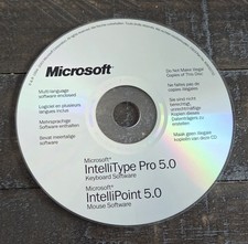Microsoft IntelliType Pro 5.0 & IntelliPoint 5.0 Software driver Original cd Win picture