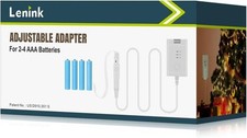 Lenink Adjustable AC Power Supply Adapter for 2 AAA 3 4 White  picture