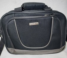 EMBARK Computer Laptop Messenger Bag Black Canvas Crossbody Computer Bag picture
